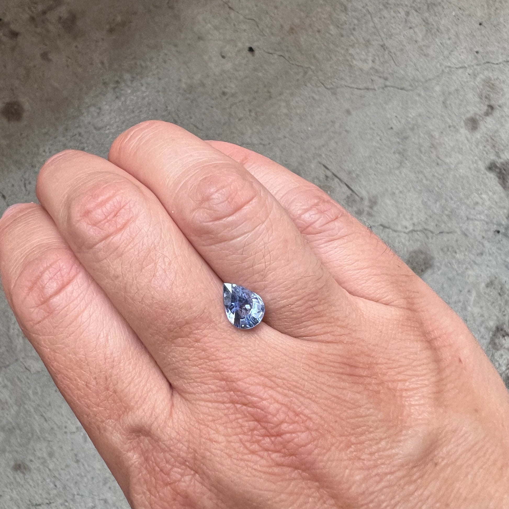Buy 6ct Sky Blue Sapphire Ring. GIA Certified Pear Cut Ceylon Blue Sapphire  Ring. 14k Rose Gold Diamond Ring. Right Hand Ring by Eidelprecious. Online  in India - Etsy